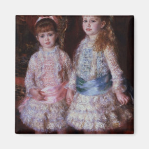Pierre ein Renoir rosa und Blau Magnet