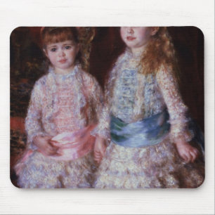Pierre ein Renoir rosa und Blau Mousepad