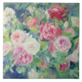 Pierre ein Renoir | Rosen 2 Fliese (Vorderseite)