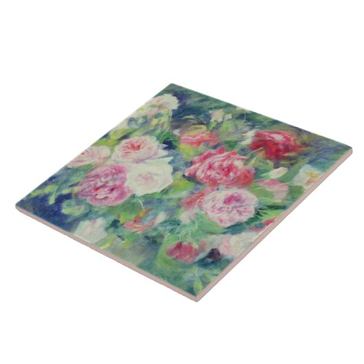 Pierre ein Renoir | Rosen 2 Fliese (Seite)
