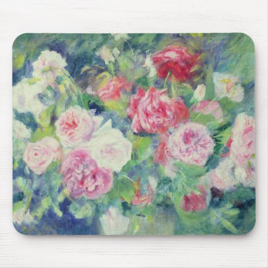 Pierre ein Renoir | Rosen 2 Mousepad (Vorne)