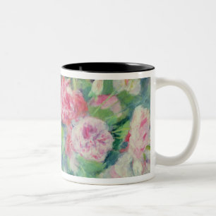 Pierre ein Renoir   Rosen 2 Zweifarbige Tasse