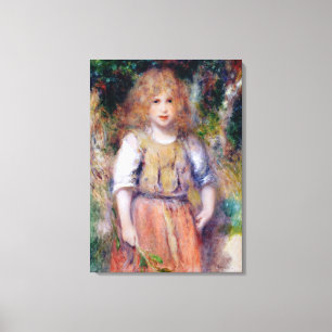 Pierre ein Renoir Sinti und Roma-Mädchen Leinwanddruck