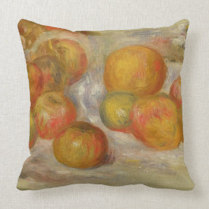 Pierre ein Renoir Stillleben mit Äpfeln Kissen