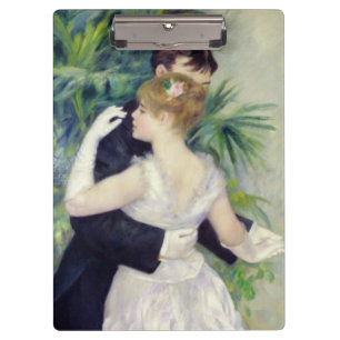 Pierre ein Renoir Tanz in der Stadt Klemmbrett