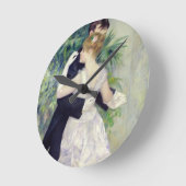 Pierre ein Renoir | Tanz in der Stadt Runde Wanduhr (Winkel)