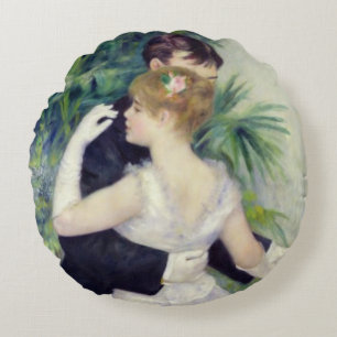 Pierre ein Renoir Tanz in der Stadt Rundes Kissen