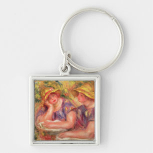 Pierre ein Renoir   zwei Frauen in den blauen Schlüsselanhänger