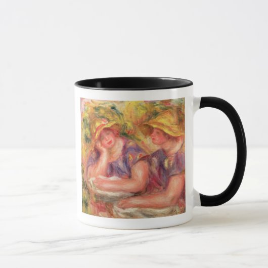 Pierre ein Renoir | zwei Frauen in den blauen Tasse (Rechts)
