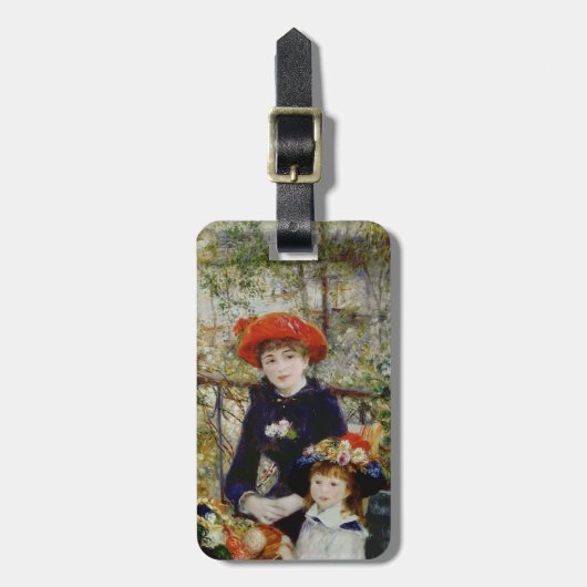 Pierre ein Renoir | zwei Schwestern oder auf der Gepäckanhänger (Vorderseite vertikal)