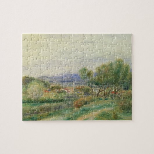 Pierre eine Renoir | Ansicht von La Seyne, Puzzle (Horizontal)