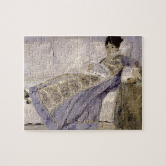 Pierre eine Renoir | Madame Monet auf einem Sofa Puzzle (Horizontal)