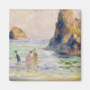 Pierre eine Renoir Moulin Huet Bucht, Guernsey Magnet