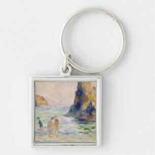 Pierre eine Renoir   Moulin Huet Bucht, Guernsey Schlüsselanhänger