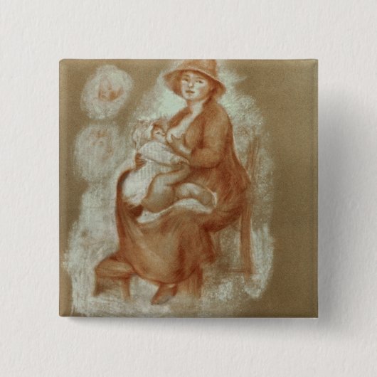 Pierre eine Renoir | Mutterschaft Button (Vorderseite)