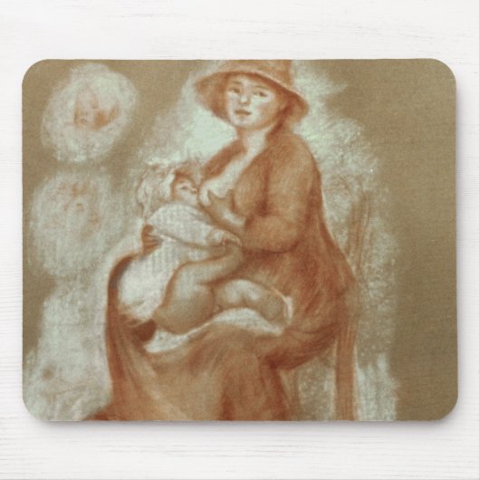Pierre eine Renoir | Mutterschaft Mousepad (Vorne)
