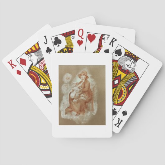 Pierre eine Renoir | Mutterschaft Spielkarten (Rückseite)