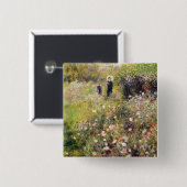 Pierre eine Renoir | Sommer-Landschaft Button (Vorne & Hinten)