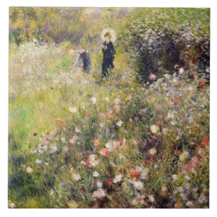 Pierre eine Renoir   Sommer-Landschaft Fliese