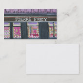 PIERRE FREY: PARIS-VISITENKARTE VISITENKARTE (Vorne/Hinten)