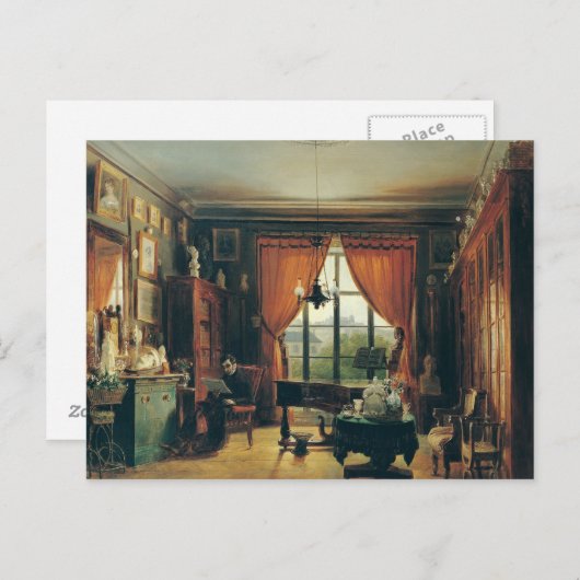 Pierre-Joseph-Guillaume Zimmermann Postkarte (Vorne/Hinten)