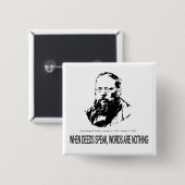 Pierre-Joseph Proudhon Button (Vorne & Hinten)