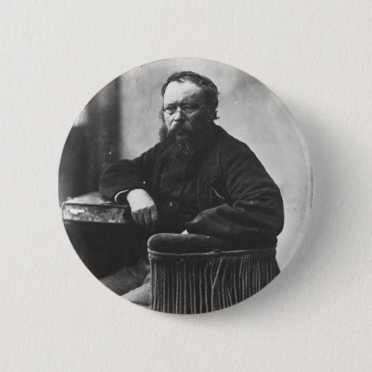 Pierre-Joseph Proudhon-Knopf Button (Vorderseite)