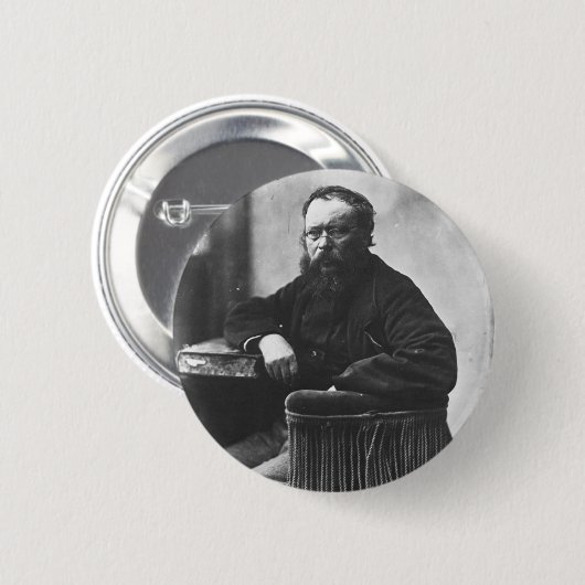 Pierre-Joseph Proudhon-Knopf Button (Vorne & Hinten)
