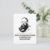 Pierre-Joseph Proudhon Postkarte (Stehend Vorderseite)