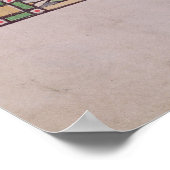 Pierre Lombard Bischof von Paris Poster (Ecke)