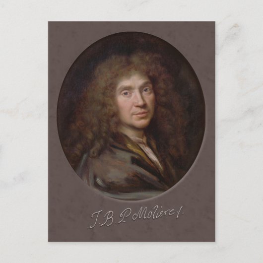 Pierre Mignard Molière CC0589 Postcard Postkarte (Vorderseite)