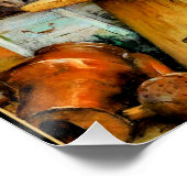 Pierre Outin - Das Ostereier, schöne Kunst, Poster (Ecke)