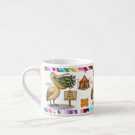 Pierre pelican's brilliant beak espressotasse (Links)