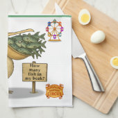 Pierre pelican's brilliant beak geschirrtuch (Viertel Falte)