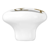 Pierre pelican's brilliant beak keramikknauf (Seitenansicht)