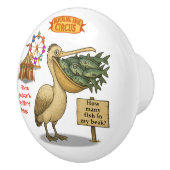 Pierre pelican's brilliant beak keramikknauf (Rechts)