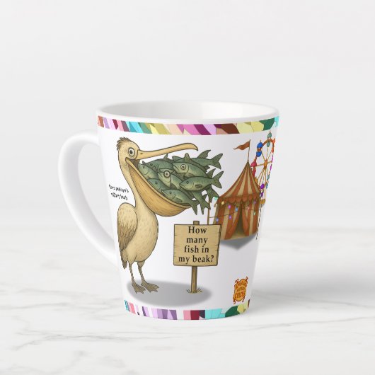 Pierre pelican's brilliant beak milchtasse (Linke Ecke)