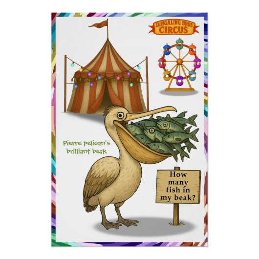 Pierre pelican's brilliant beak poster (Vorderseite)