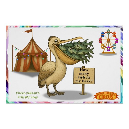 Pierre pelican's brilliant beak poster (Vorderseite)