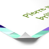 Pierre pelican's brilliant beak poster (Ecke)