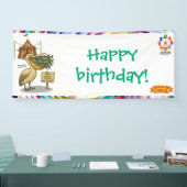 Pierre Pelikans brillanter Schnabel Banner (Messe)