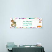 Pierre Pelikans brillanter Schnabel Banner (Messeveranstaltung)
