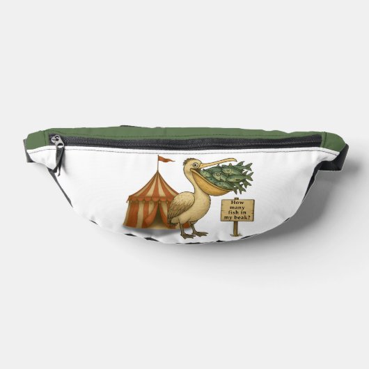 Pierre Pelikans brillanter Schnabel Bauchtasche (Ablage )
