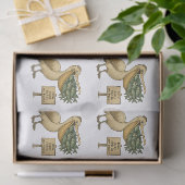 Pierre Pelikans brillanter Schnabel Seidenpapier (Geschenk)