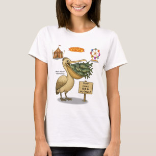 Pierre Pelikans brillanter Schnabel T-Shirt