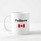 Pierre Poilievre Canada Canadian Flag Light Color Kaffeetasse (Links)