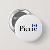 Pierre Poilievre mit Offizieller kanadischer Flagg Button (Vorne & Hinten)