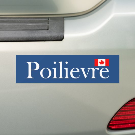 Pierre Poilievre Offiziell Canadian Flag Dark Colo Autoaufkleber (Auf Auto)