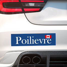 Pierre Poilievre Offiziell Canadian Flag Dark Colo Autoaufkleber