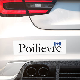Pierre Poilievre Offiziell kanadische Flagge Autoaufkleber